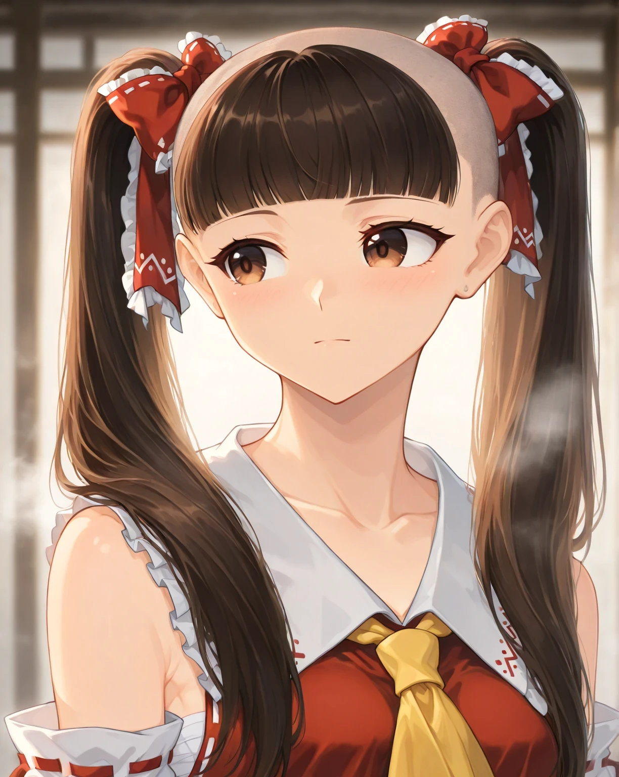 bangs only + twintails V1