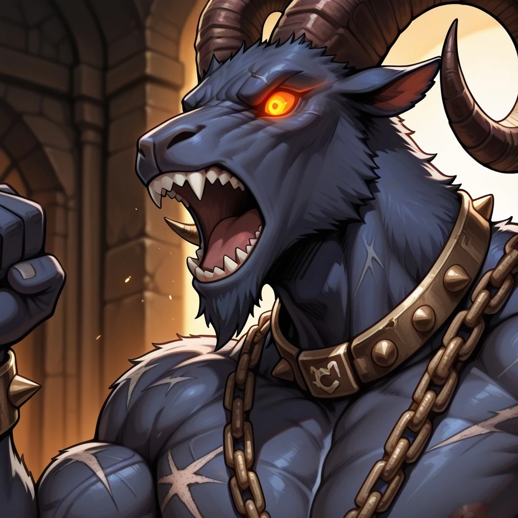 Monster - Goat Lord - Anthropomorphic demon - OC V1