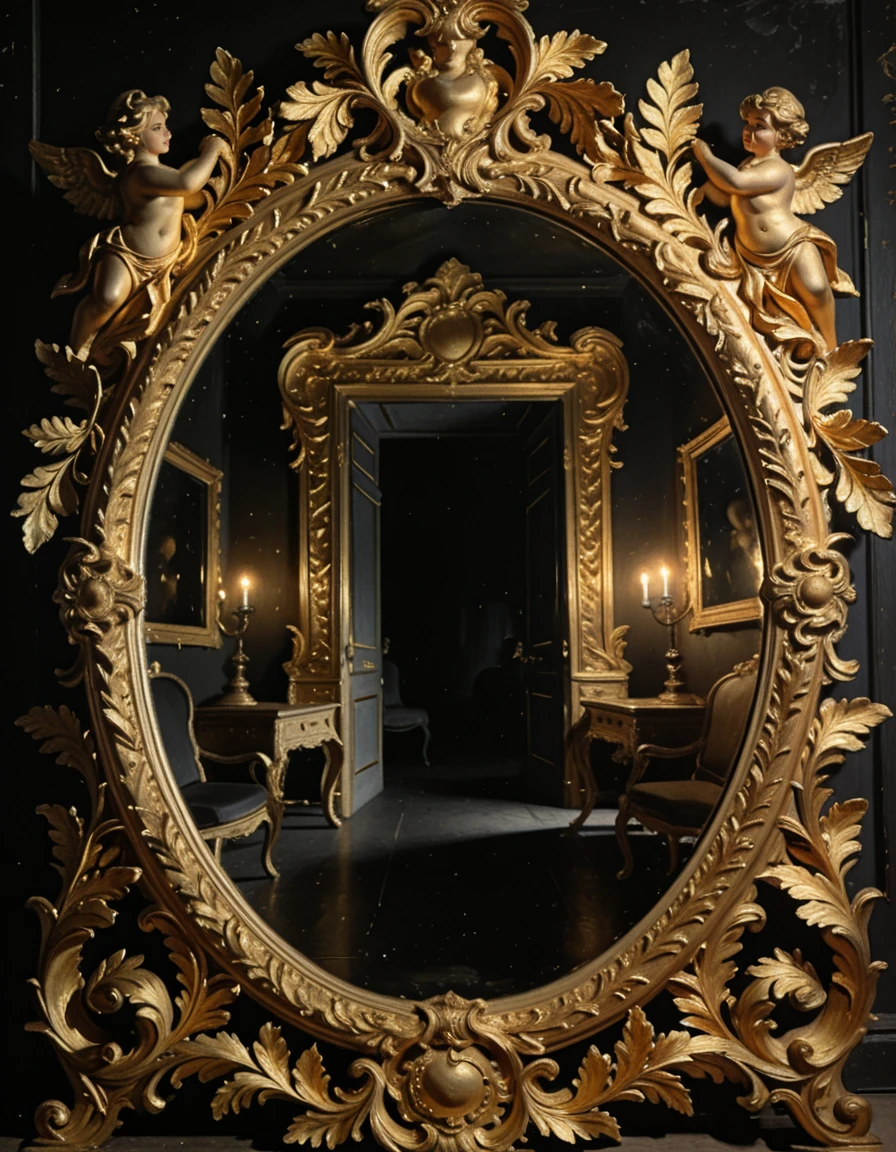 enormous ornate rococo mirror illu v1.0