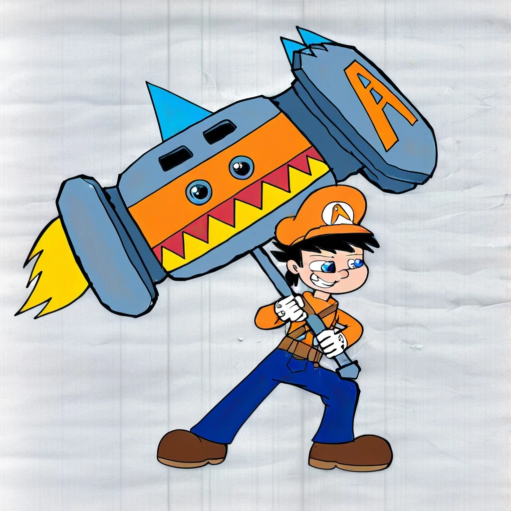 Antonio ( Super Mario OC by Ezio1-3) V1