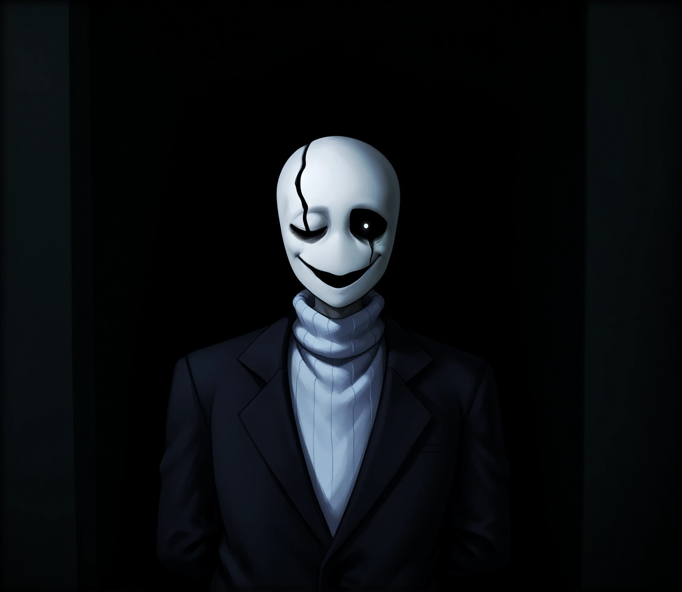 W. D. Gaster - Undertale/Deltarune (Character) (NAI) 1800 steps