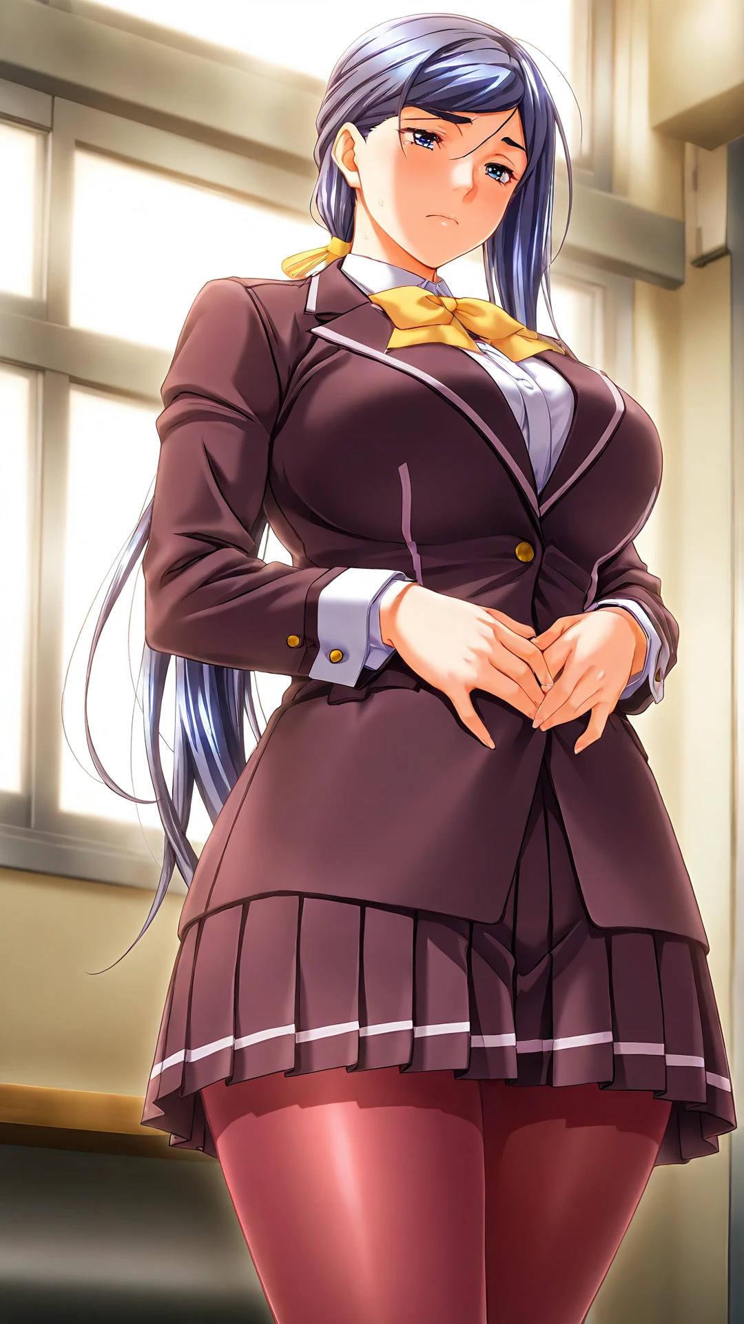 美脚会長 亜衣「こ、この！私のタイツになんてことを……！」 - Minagawa Satsuki Minagawa Satsuki