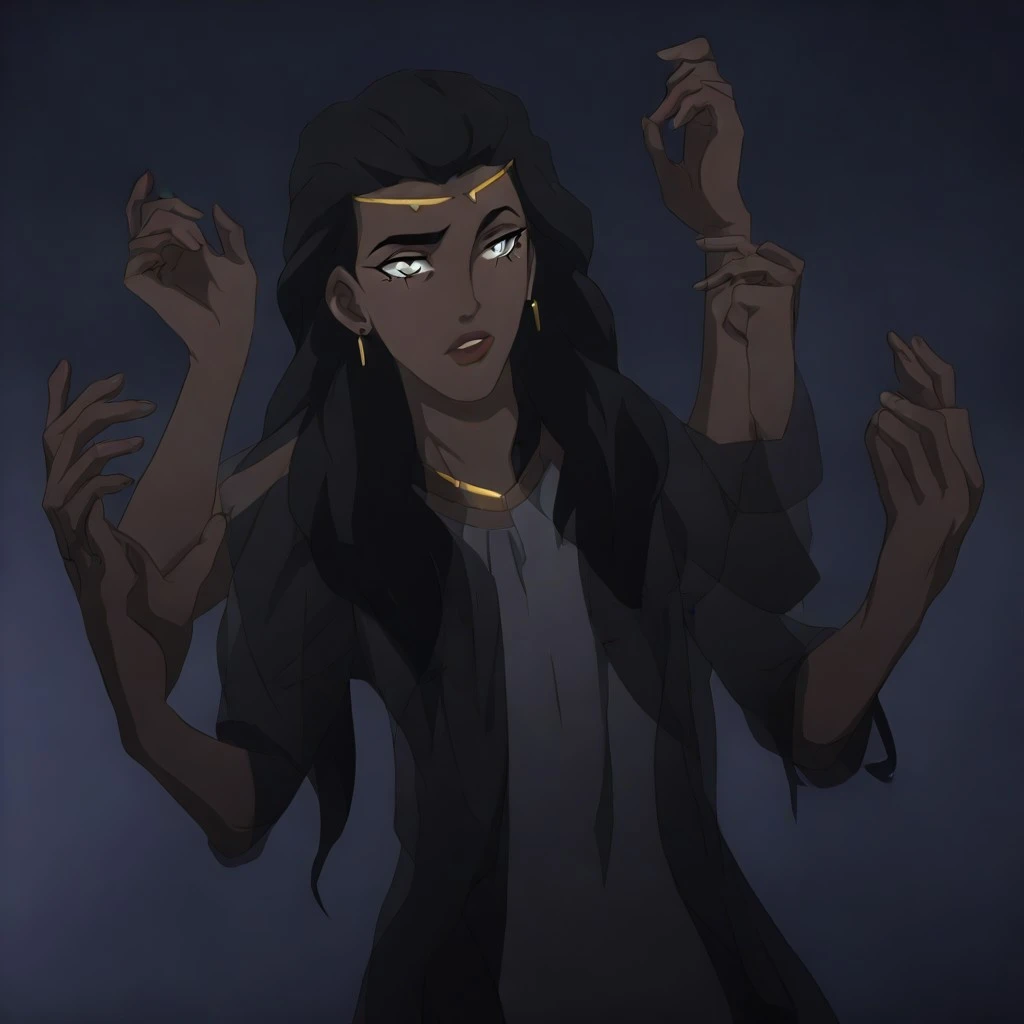 Netflix anime style(Dota+Dragon Age+Skull Island+Devil My Cry+Tomb Raider The Legend of Lara Croft+Witcher+Blood of Zeus+Castlevania) V1