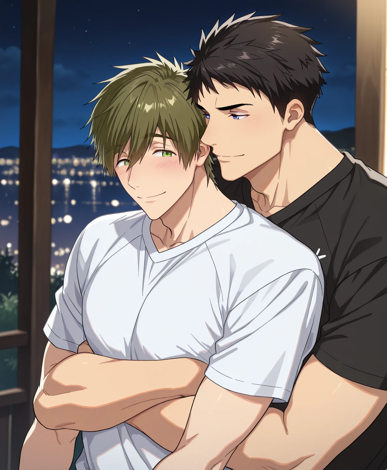 SouMako | Yamazaki Sousuke and Tachibana Makoto | FREE! Illu V1