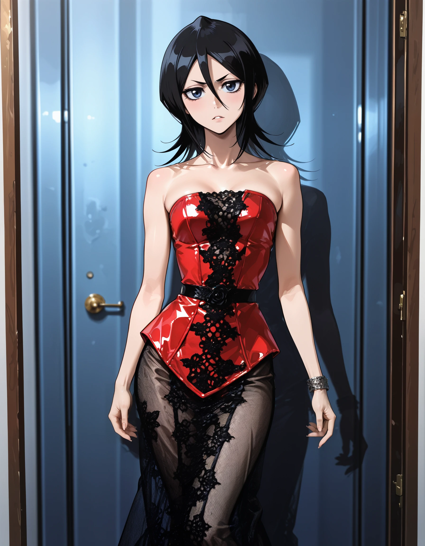 latex & Mesh Dress