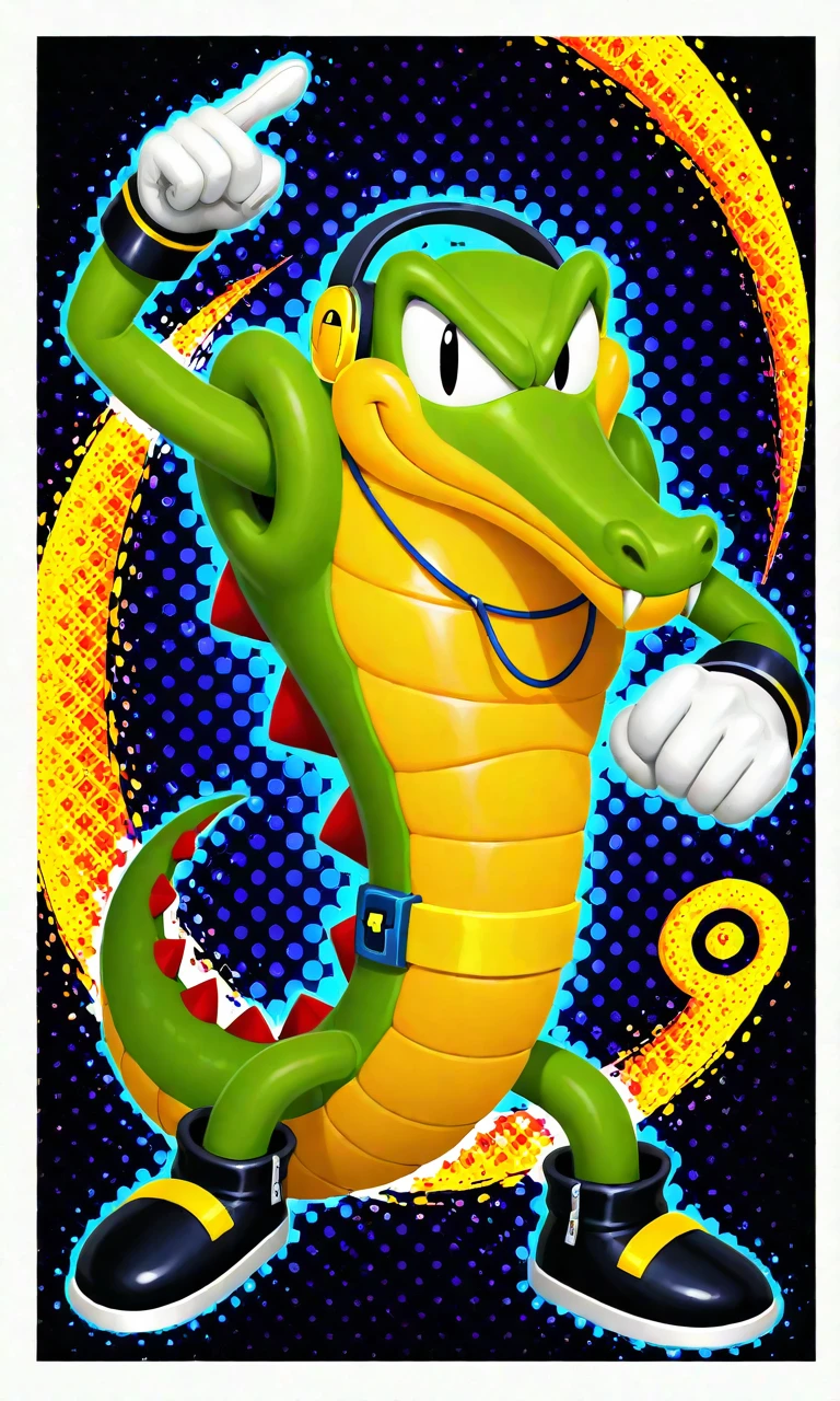 Classic Vector The Crocodile (Sonic The Hedgehog) v1.0