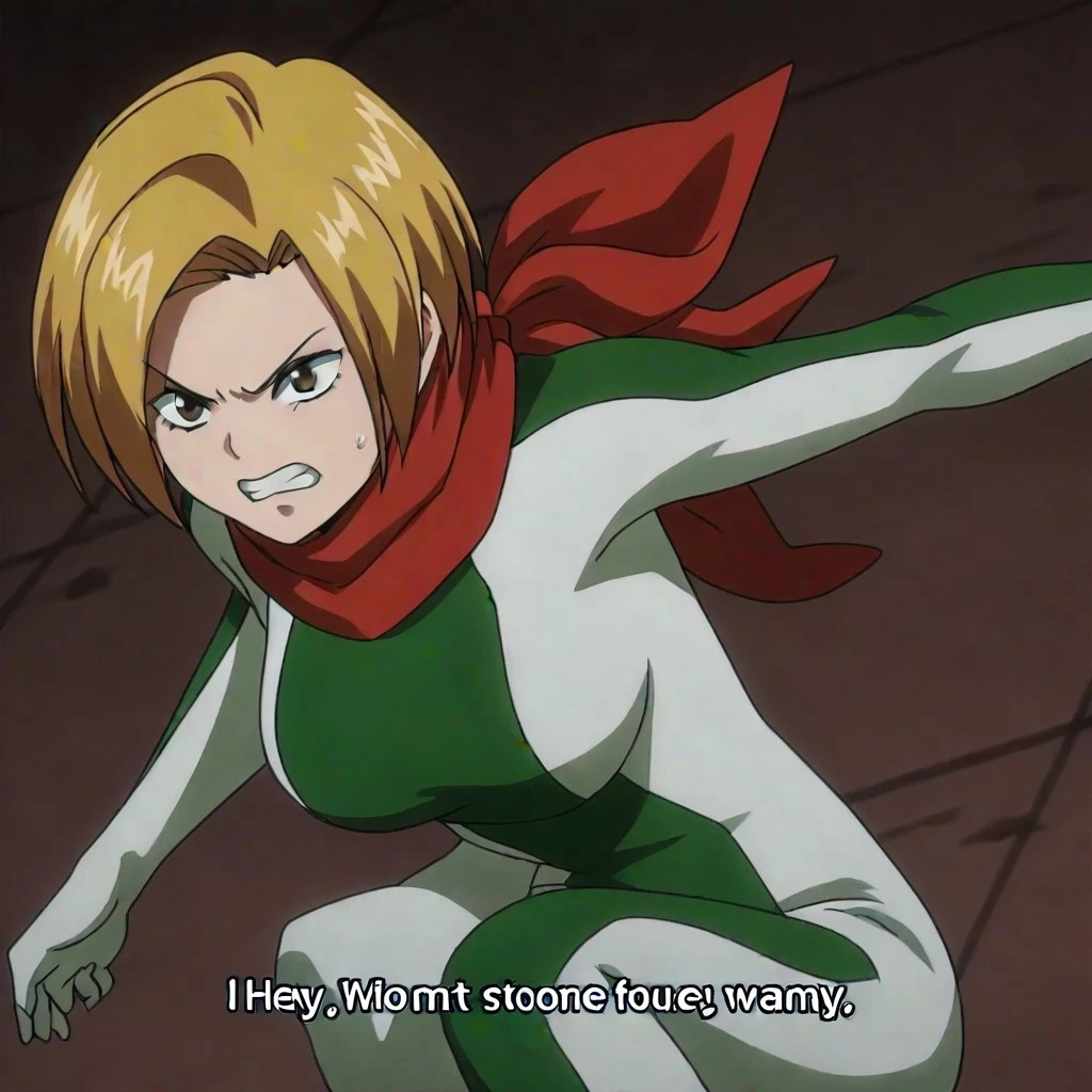 unnamed female hero from my hero academia V1