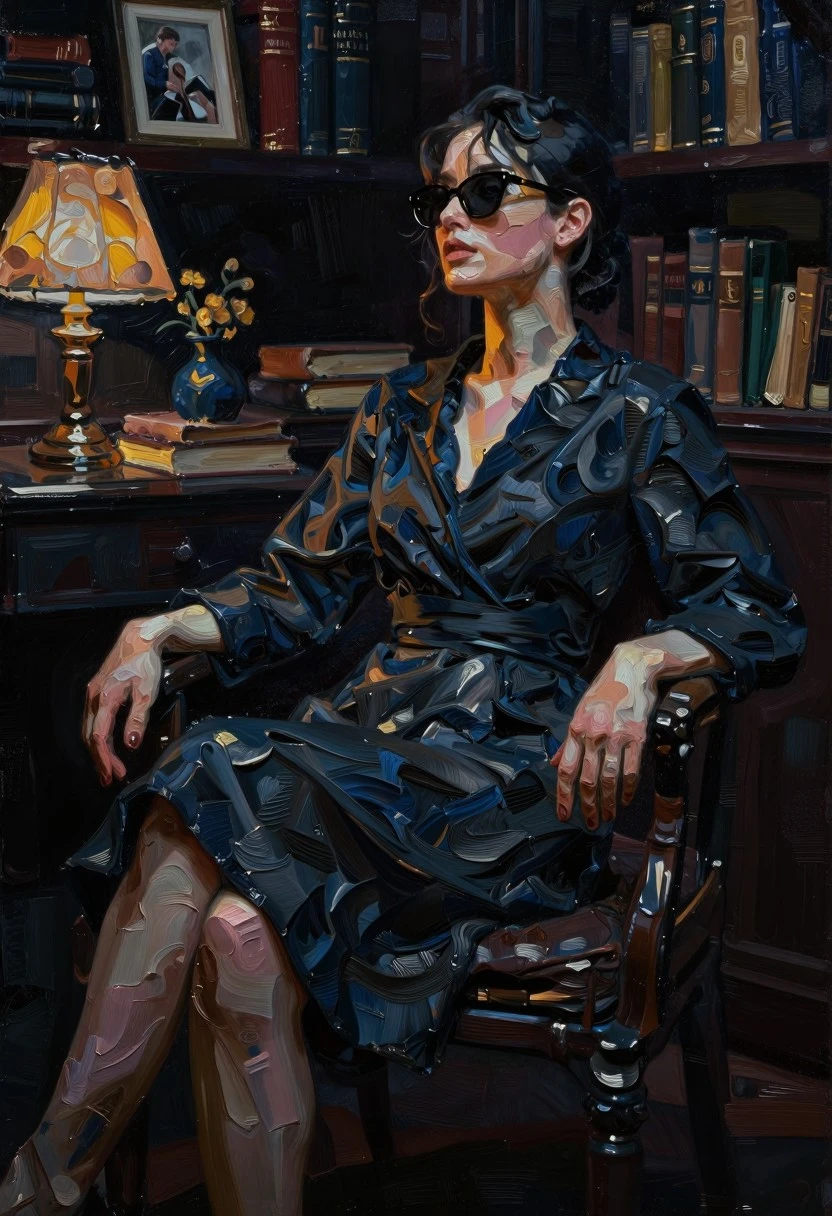 impasto oil painting style V1