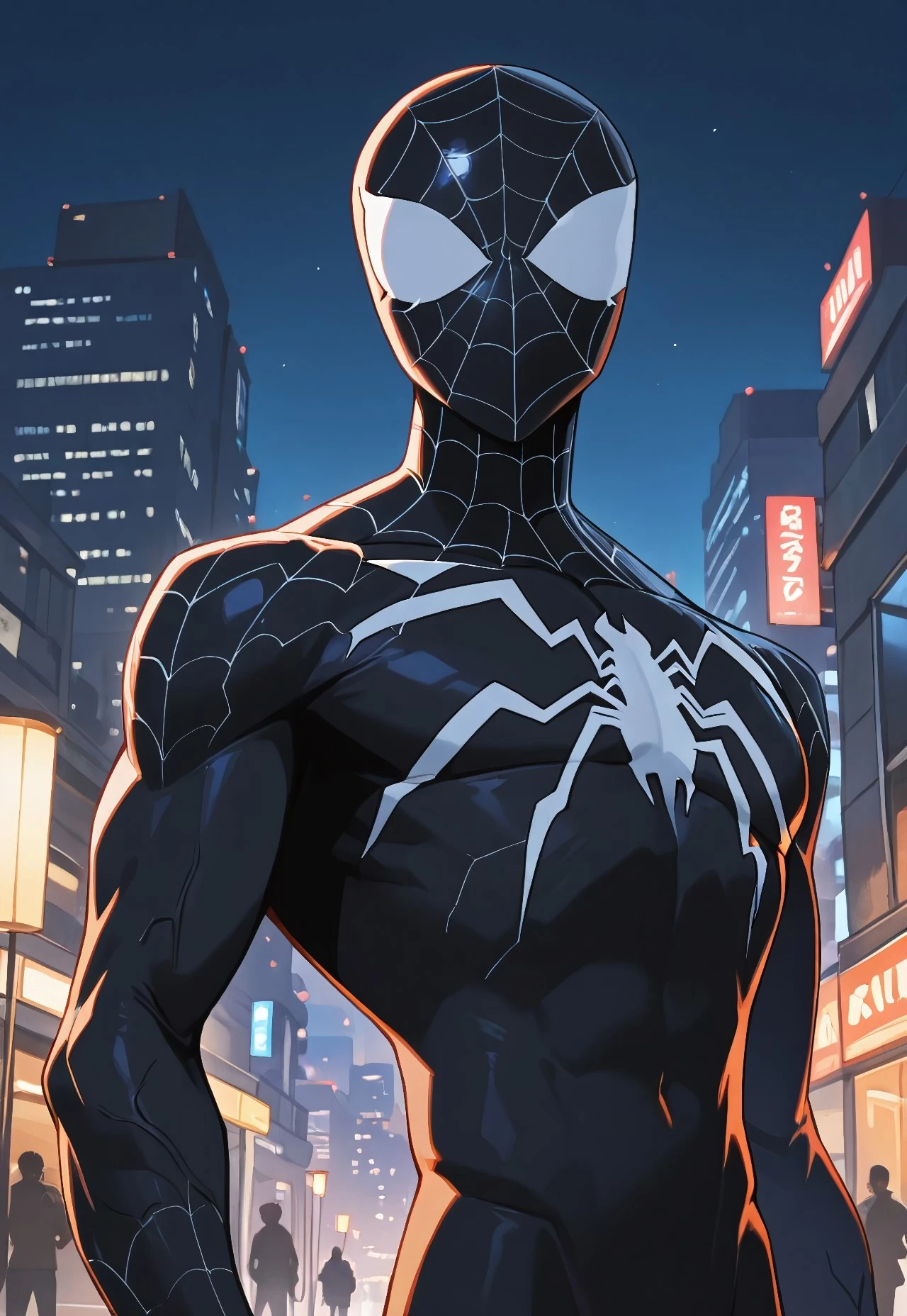 Symbiote Spider-Man "2008" Black Suit Ver.2 (Spectacular Spider-Man) [Illustrious/Pony] Pony V1.0