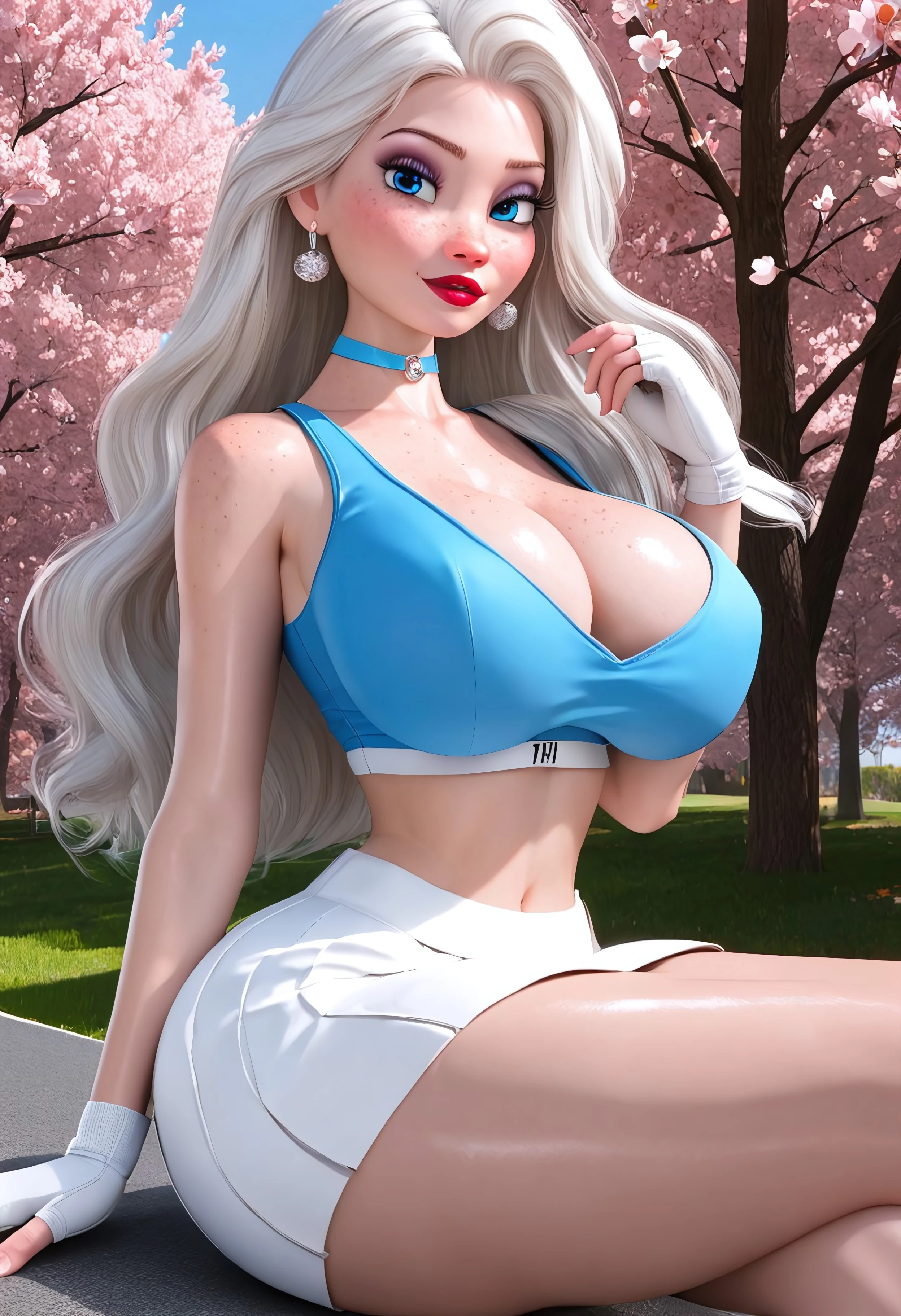 [Character/PonyXL] Elsa Thick and Curvy Style-RuiDX 3D [Frozen Movie] ElsaTC [Character]