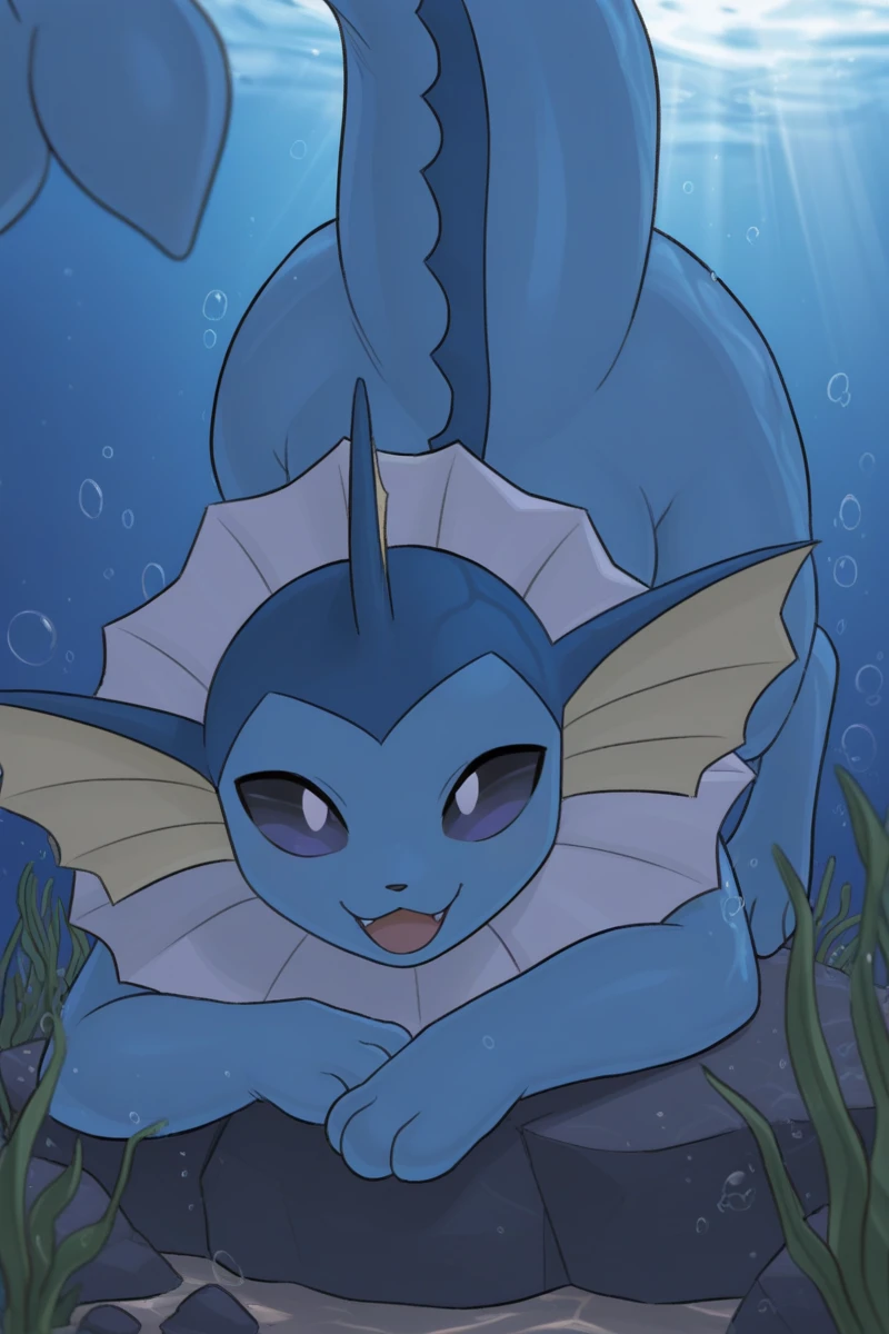 Vaporeon (clouwly style) - Pokemon - Illustrious v1.0