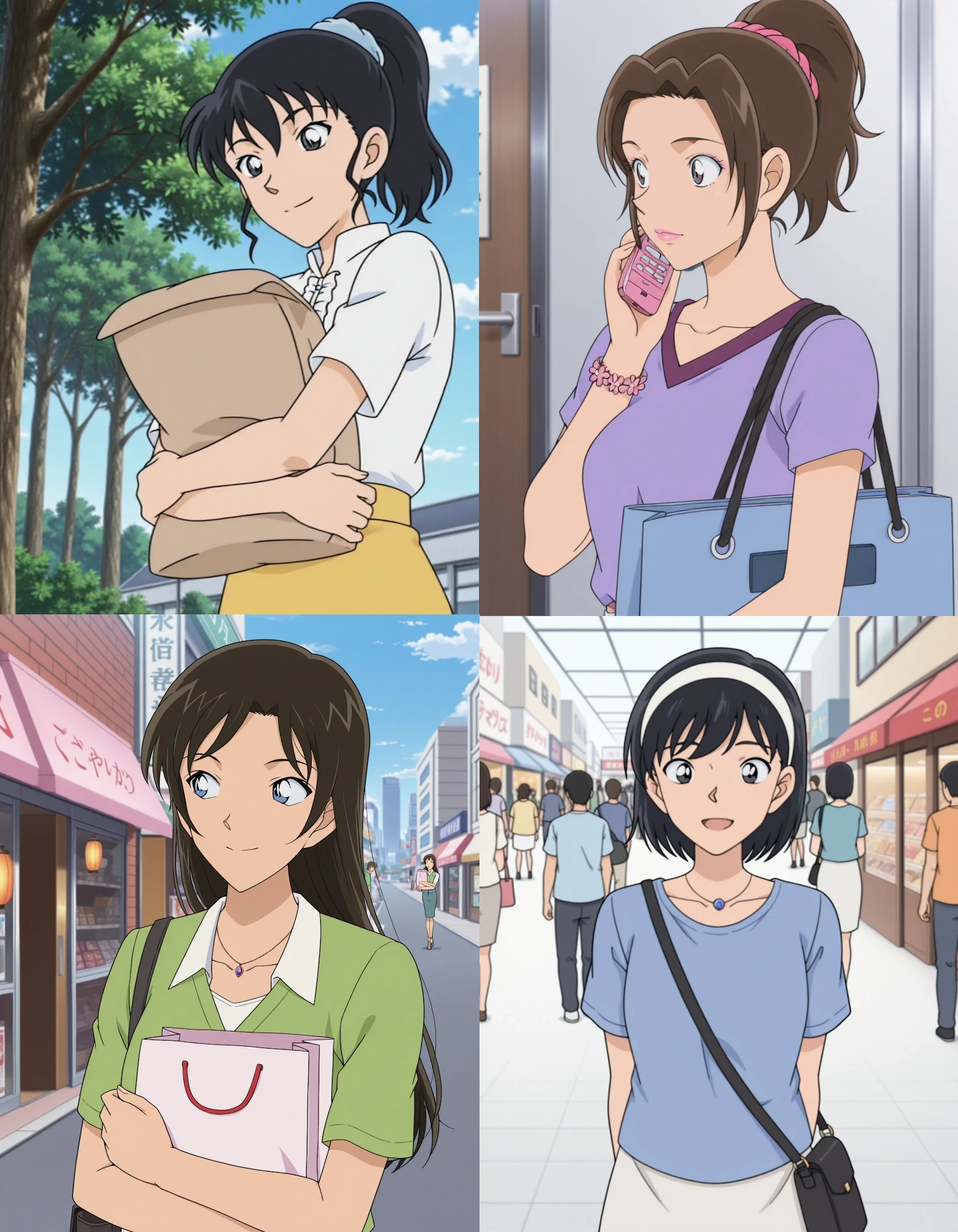 名探偵コナン モブキャラクター達 A / Detective Conan Episode575&576 Mob characters A - Illustrious Girl A v1