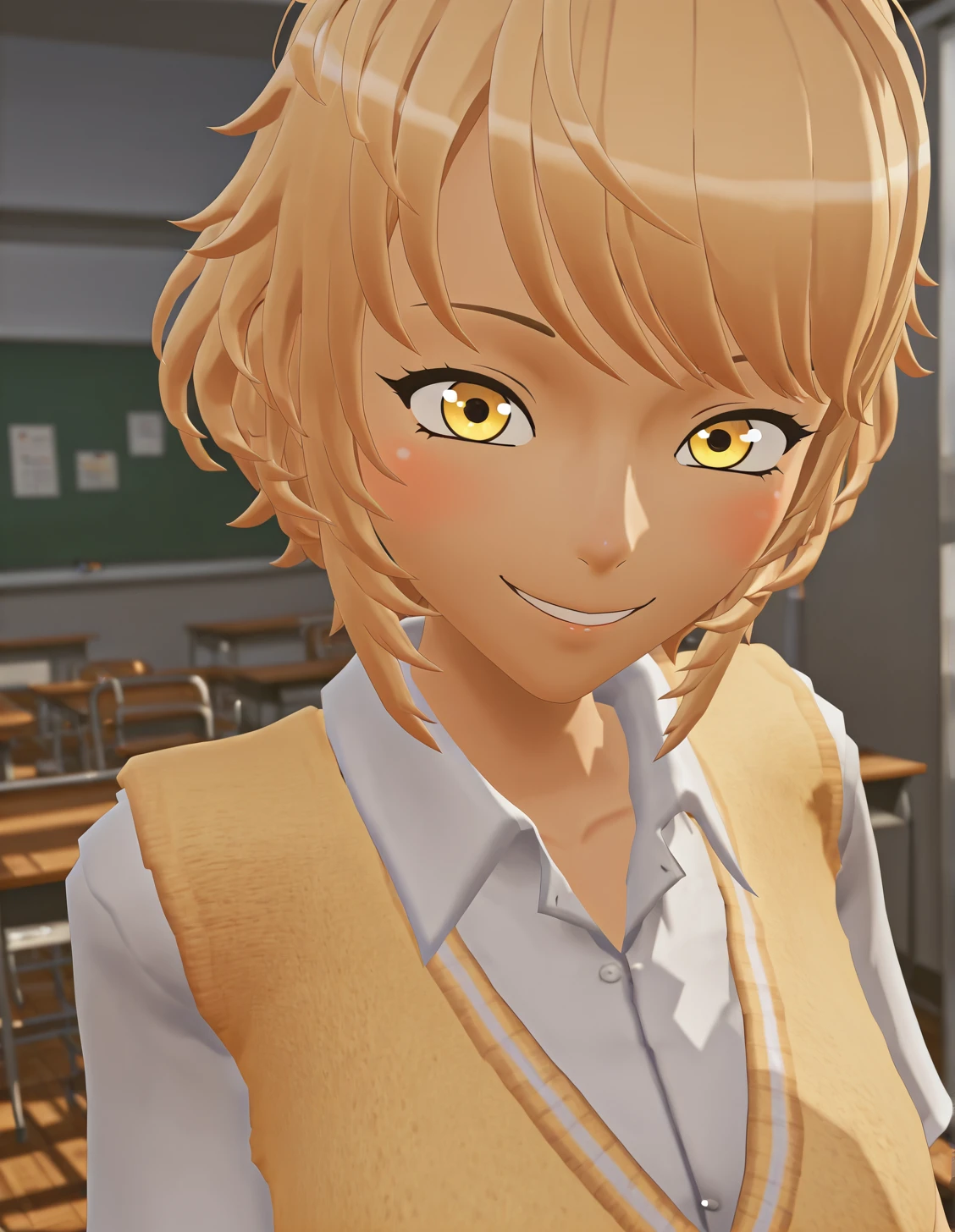 Yui from Saiko No Sutoka(Anime CG) Style 2