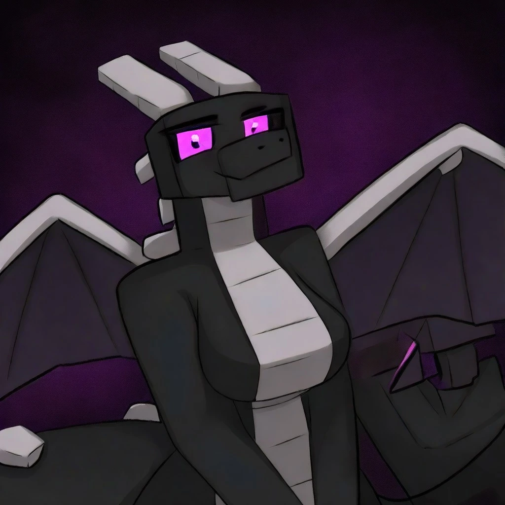 Anthro Ender Dragon [Minecraft] Pony