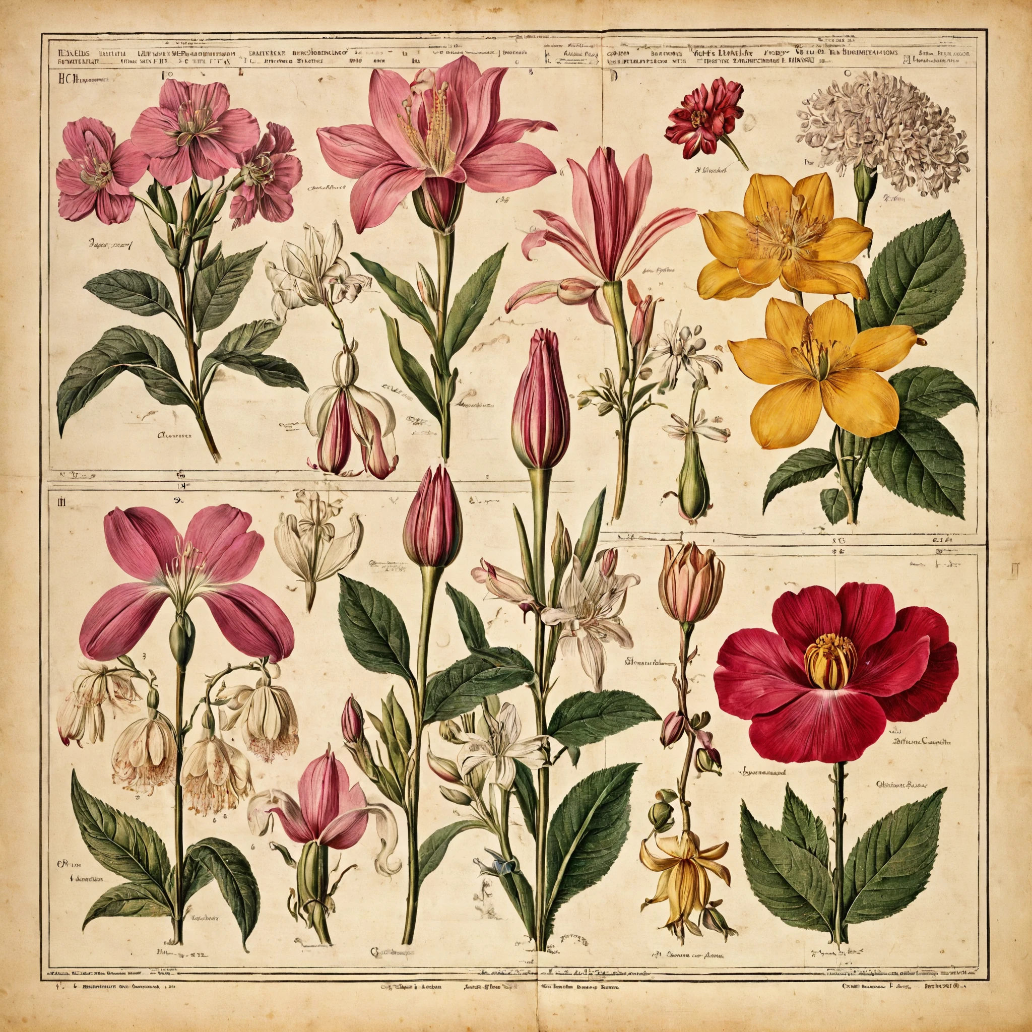 Botanical Encyclopedia Style _ Vintage Style _ Crix _ Illustration + Realistic Version (SDXL Pony Illustrious NoobAI Etc) v1.0 SDXL