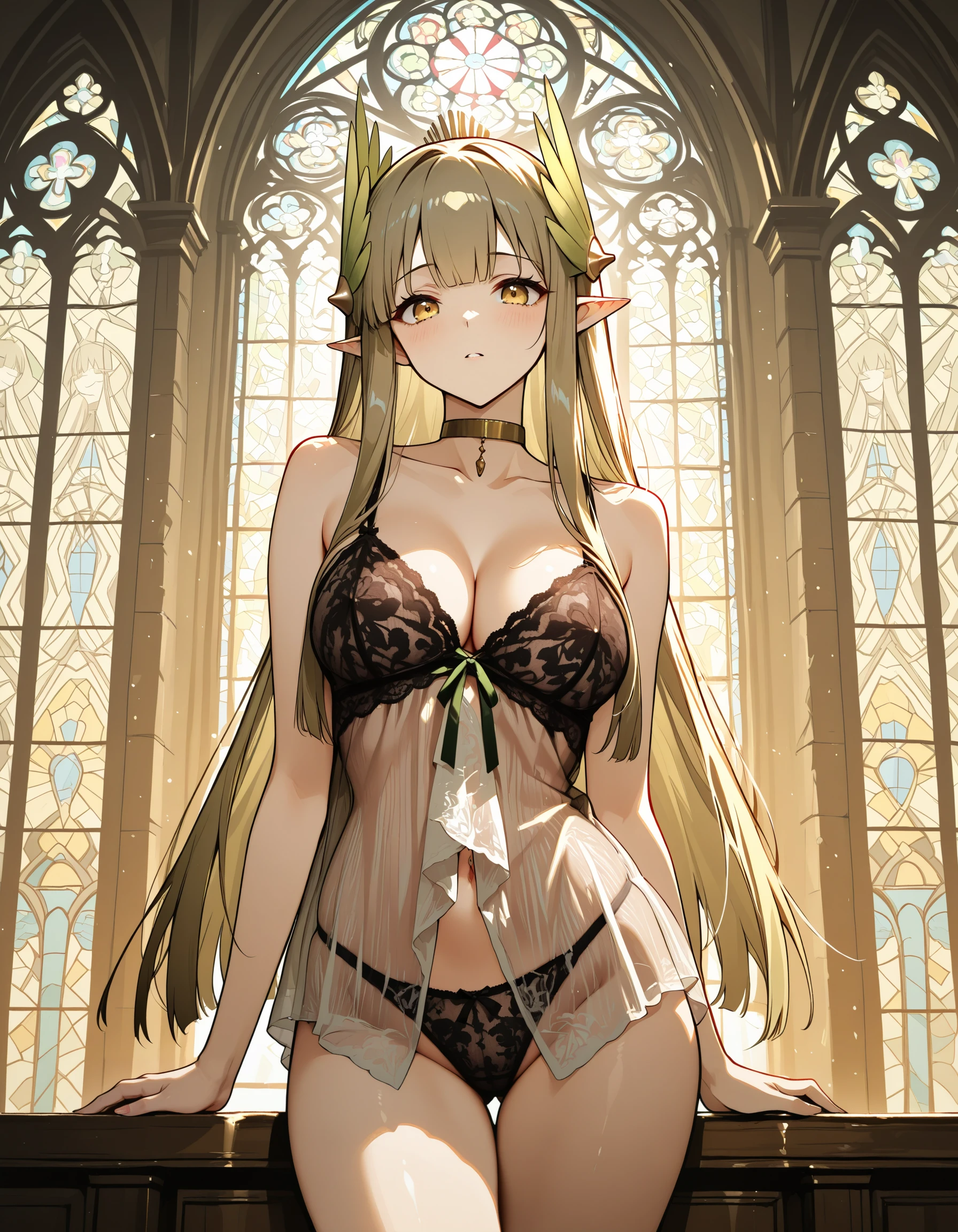 Try Me Mesh Babydoll illust