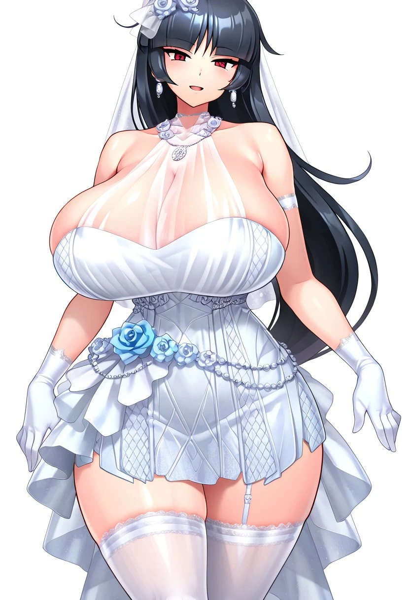 Brilliant Bride Emily Simmons Costume - Action Taimanin lllustrious