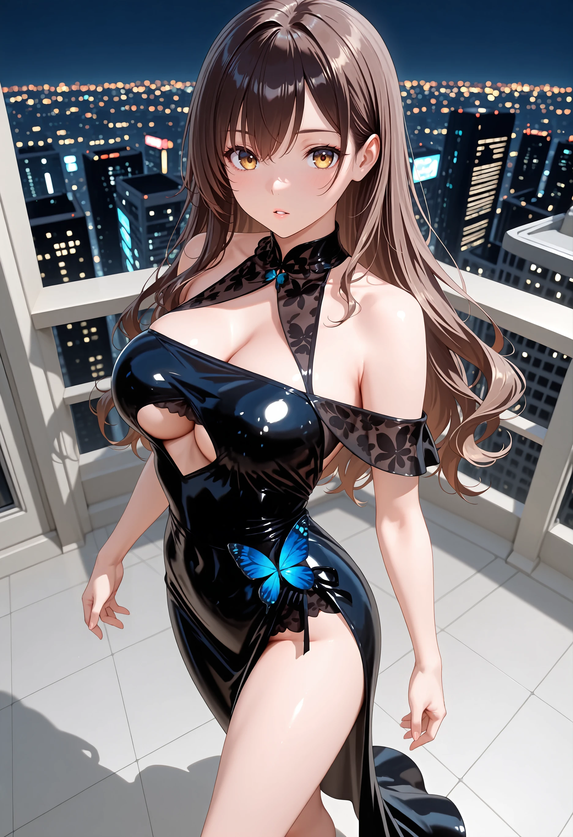 Charming Butterfly Evening Dress by Shirowalker v0.8 IL