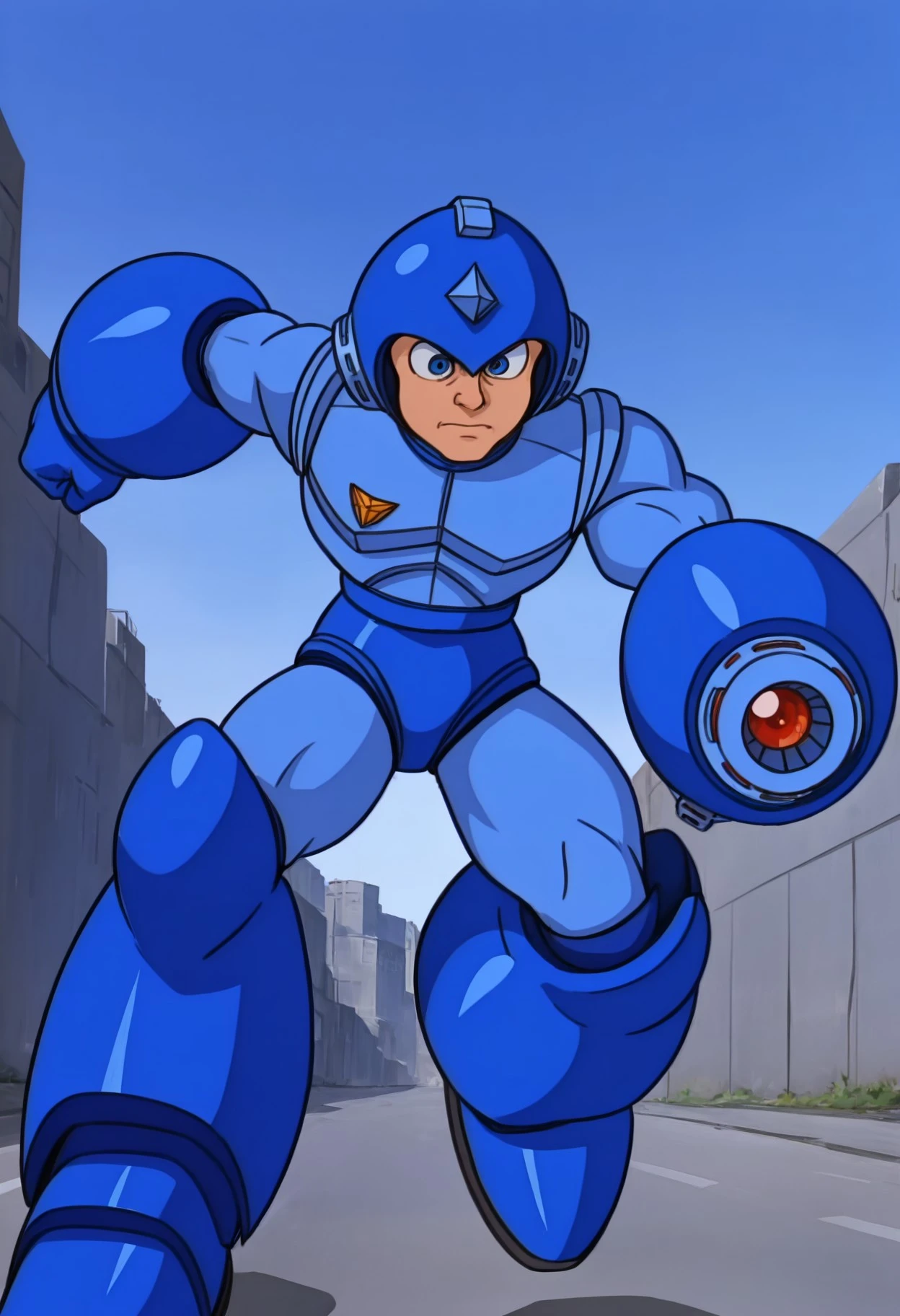 Mega Man 1990s style ILXL
