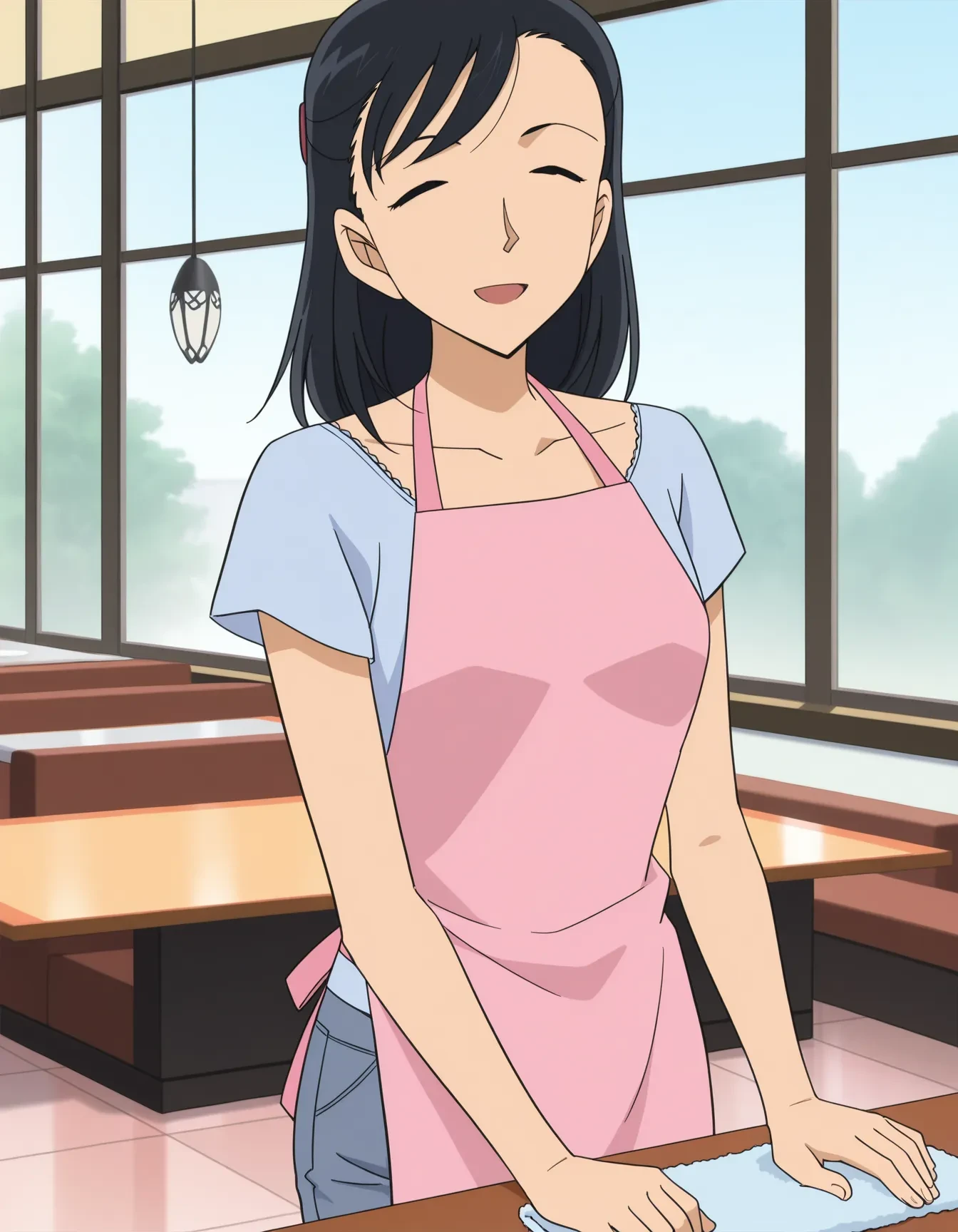 Star Moon Caféの店員 Star Moon Café clerk / 名探偵コナン Detective Conan Episode575&576 - Illustrious v1.0