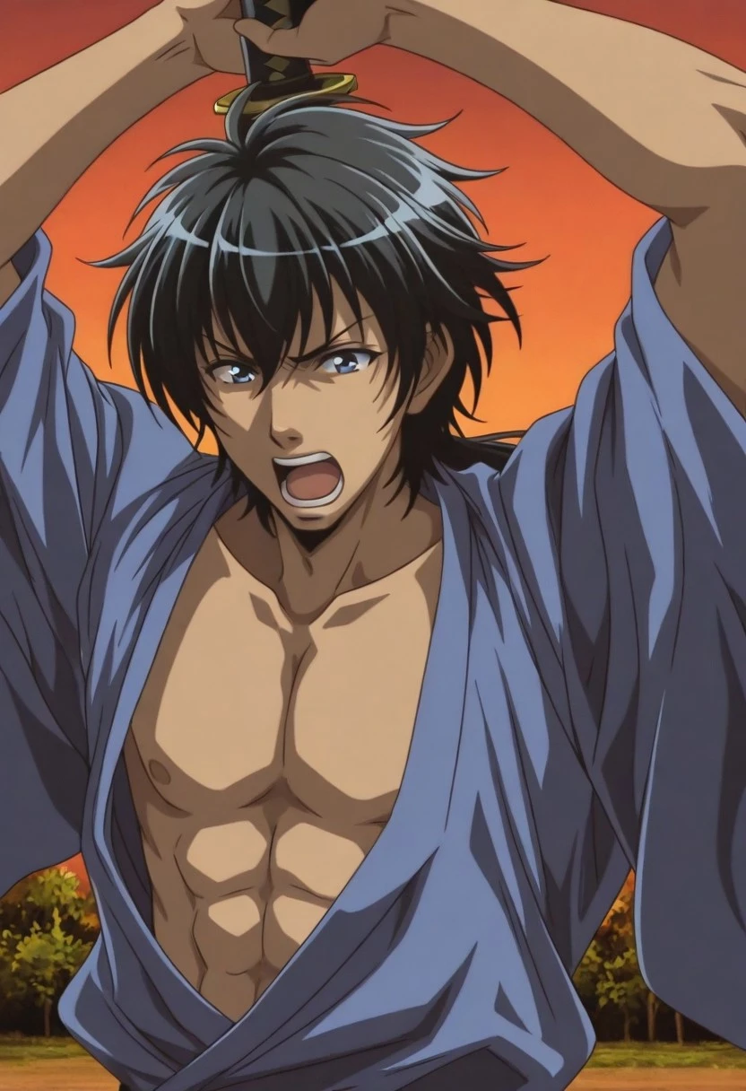 Monjuurou Hori from Samurai Hormone v1.0