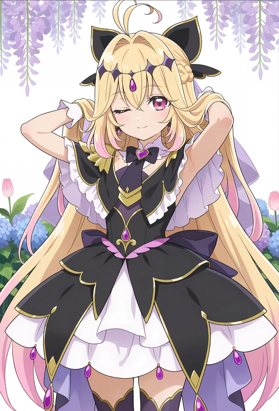 moria Luluka (森亜 るるか)&Cure Arcana Shadow | Meitantei Precure! (名探偵プリキュア！) | NoobAI noobv1.0