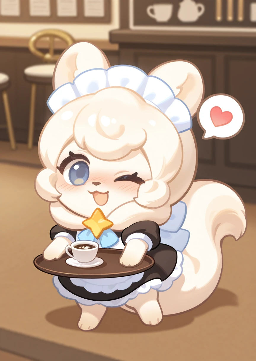 Cream ferret cookie (cookie run) Ferret