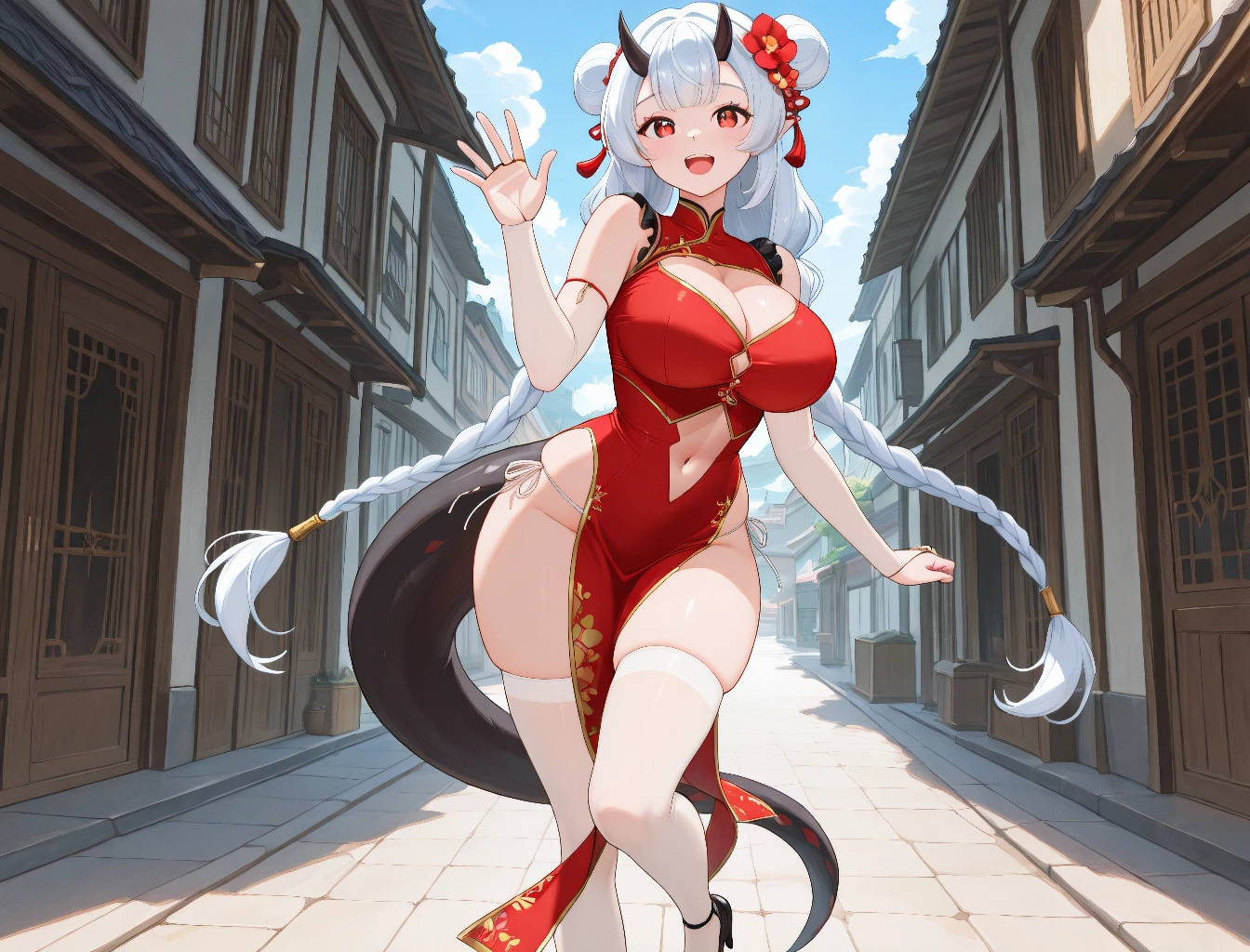 Qipao Yufine (Epic Seven) V1