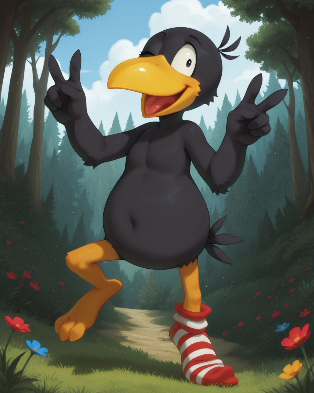 Raven Socke - ( Der kleine Rabe Socke ) RavenDerkleineRabeSocke1