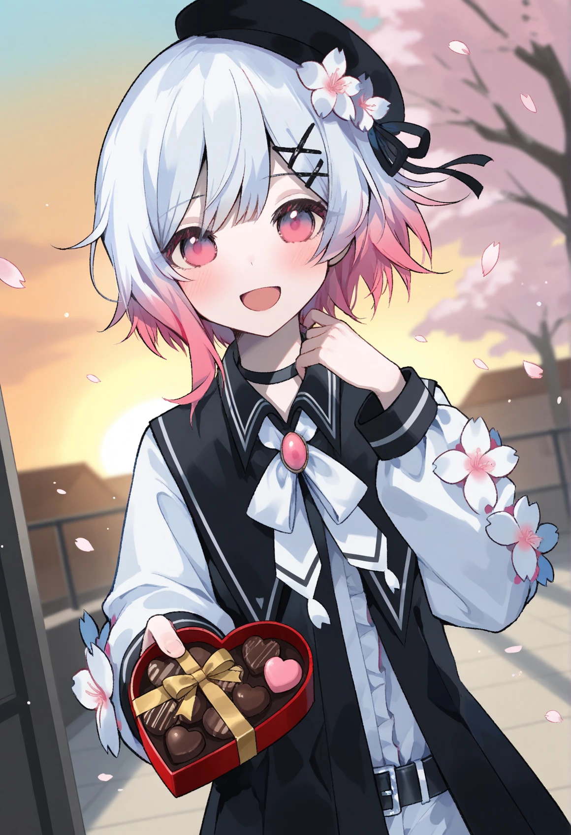 Sakuraba Ema（桜羽エマ/樱羽艾玛） | Mahou Shoujo no Majo Saiban (魔法少女ノ魔女裁判) | NoobAI noobv1.0