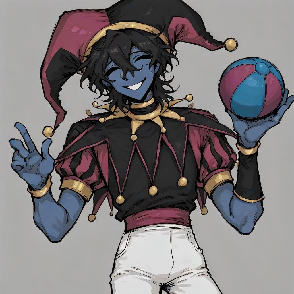 Jester Character Design - by gisa V1
