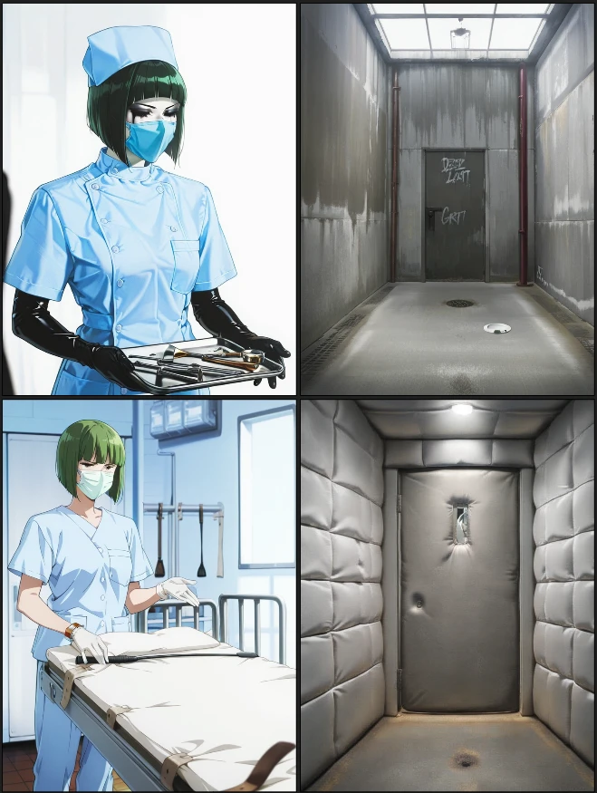 L12 Mad Asylum, padded walls, nurse v1.0