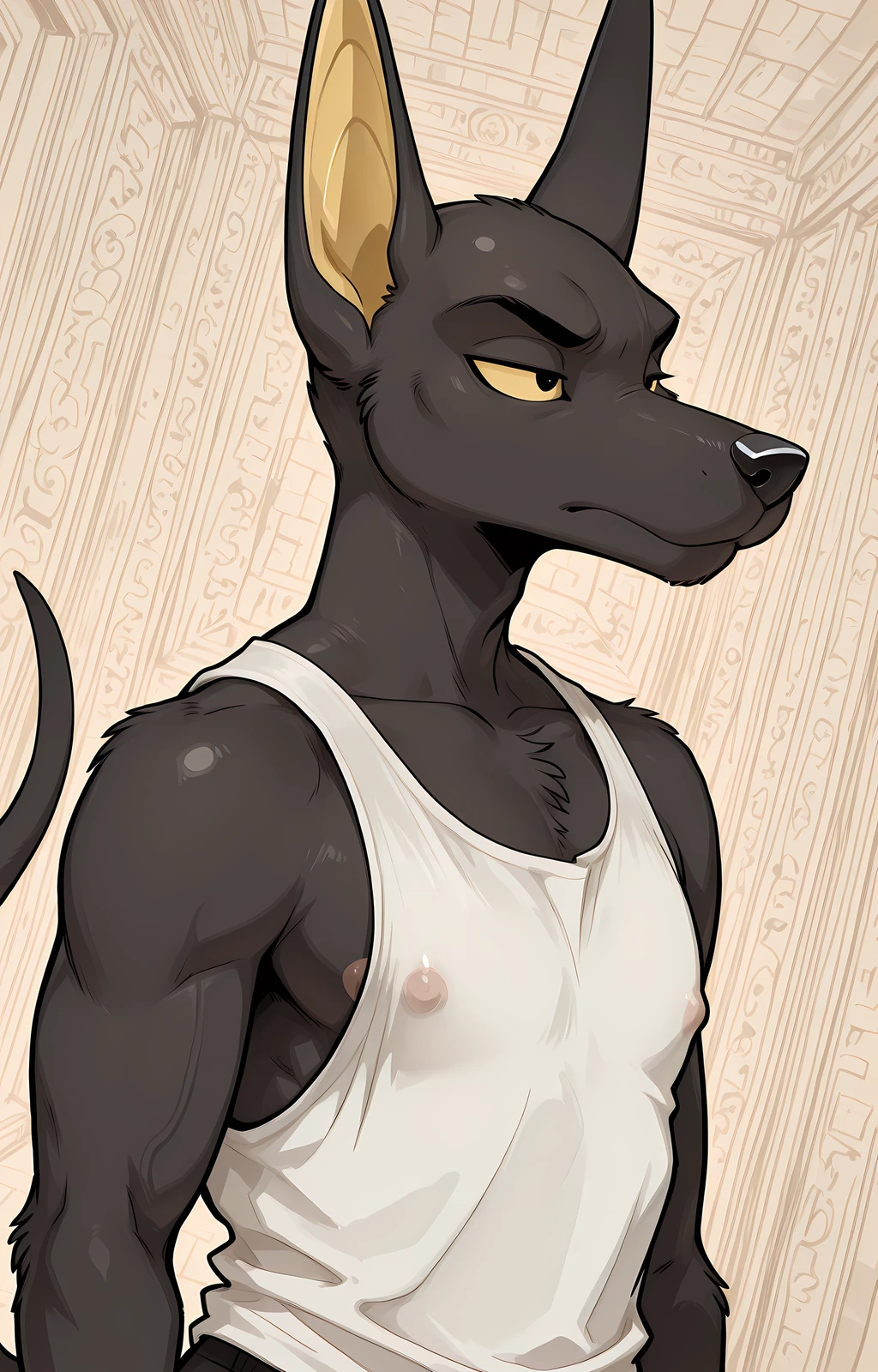 Black Anubian Jackal - ILXL ILXL