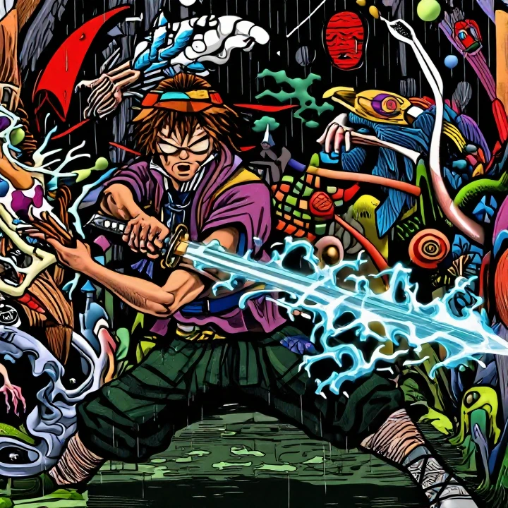 MSch Psych V3 - Psychedelic Comic Art LoRA-V5 v1.0