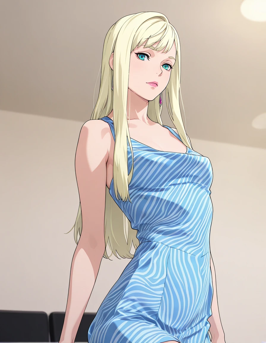 Clothing: Wavy blue dress v1.0