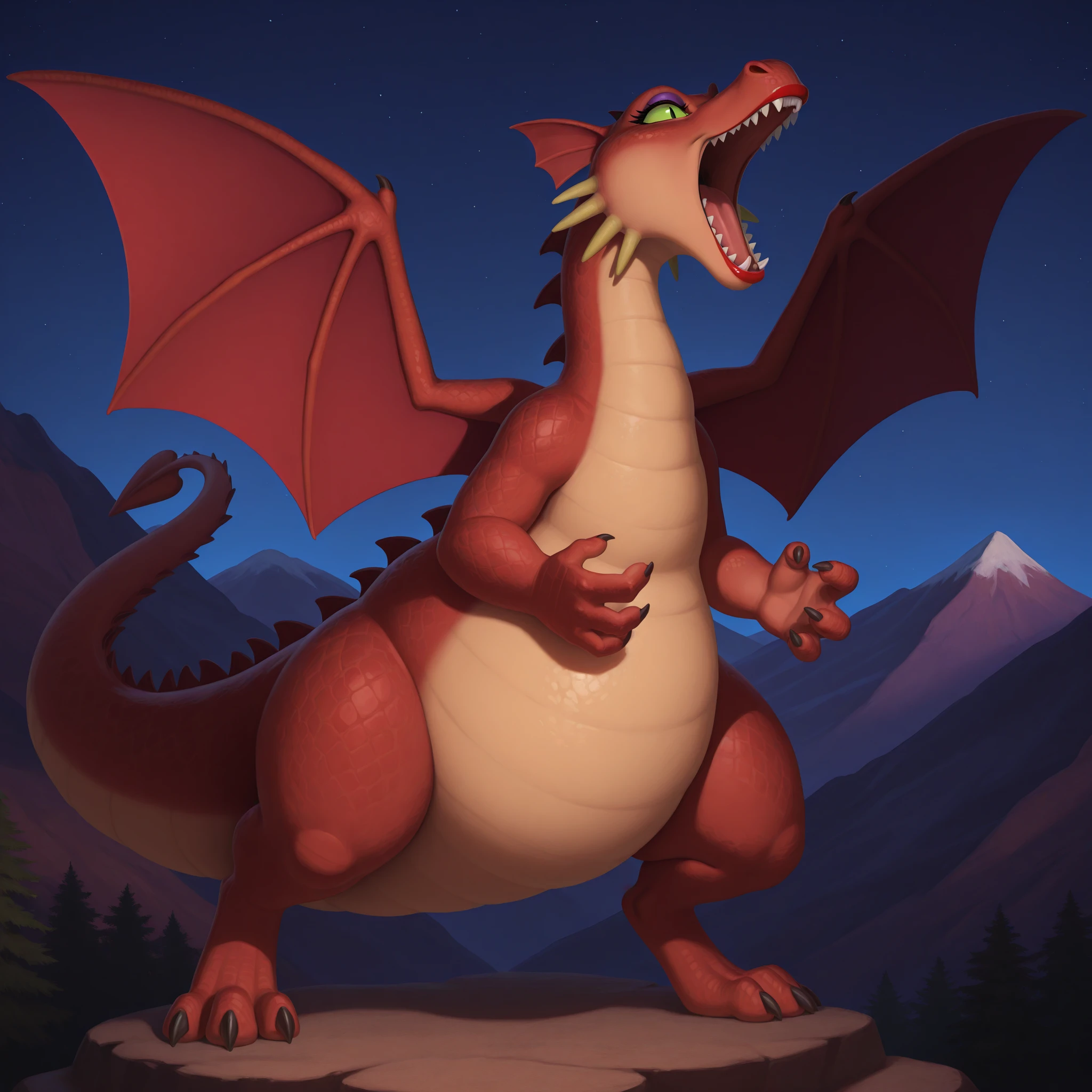 The Dragon / Elizabeth - Shrek Illustrious