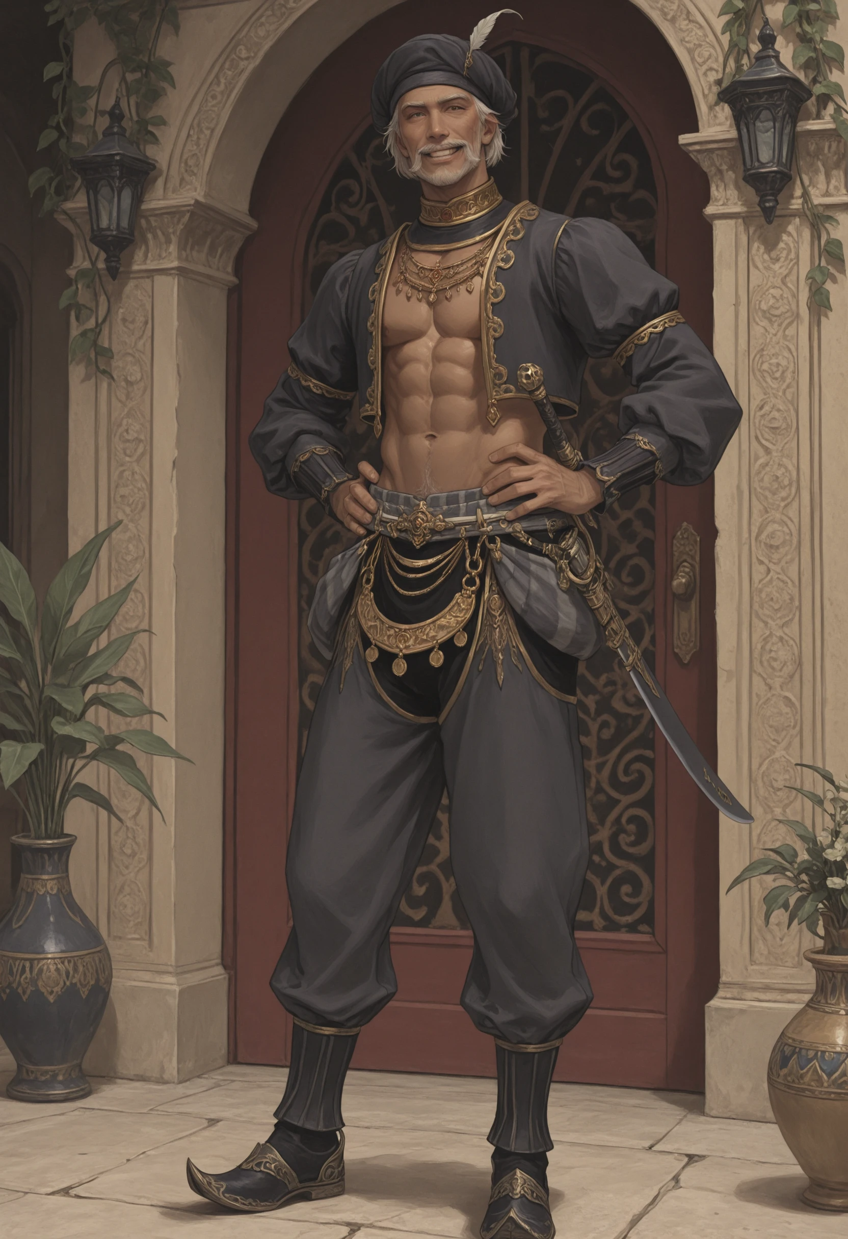 Sha'ir/Sheikh Manteel Armor (+Areuhat NPC) V1