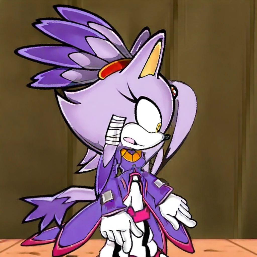 Blaze the Cat (Super Sonic x Universe) V1