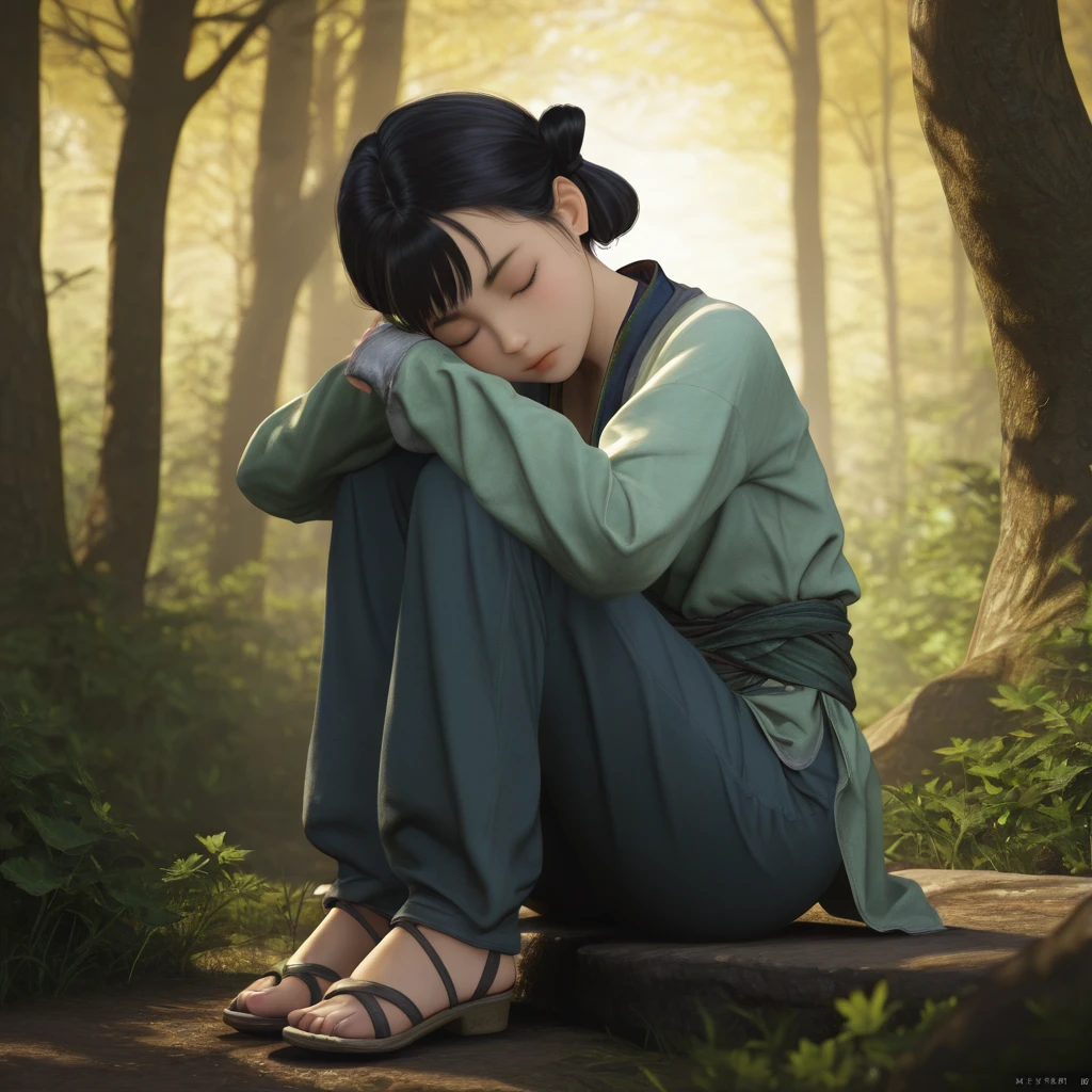 郑然 (Zhèng Rán) (The blind girl) (NPC) (similar) - Where the winds meet game v1.0