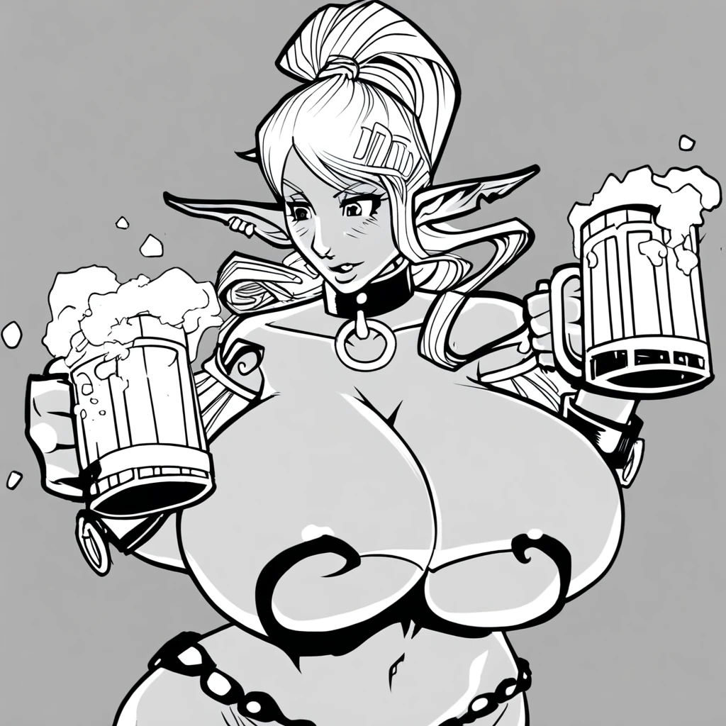 Syx (Manaworld) B&W version V1