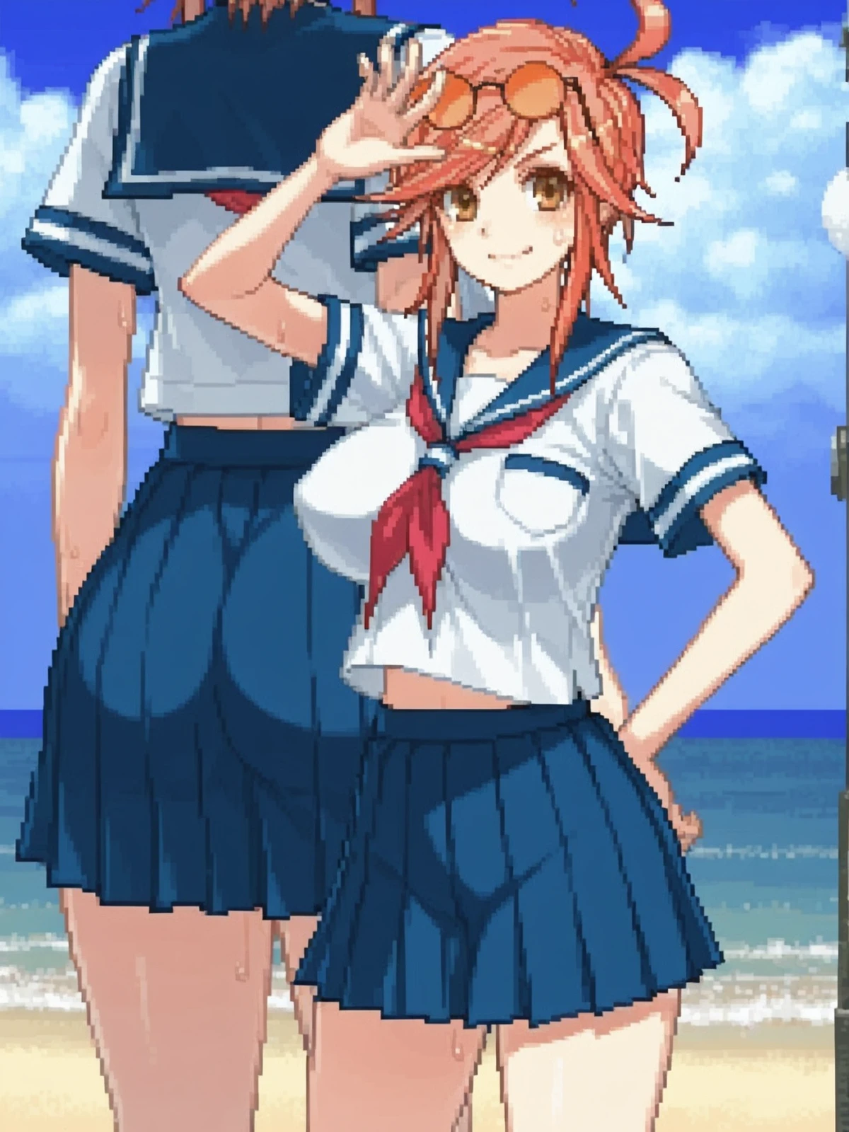 ビーチバレーガールしずく/beach volley girl shizuku/illustrious v1.0