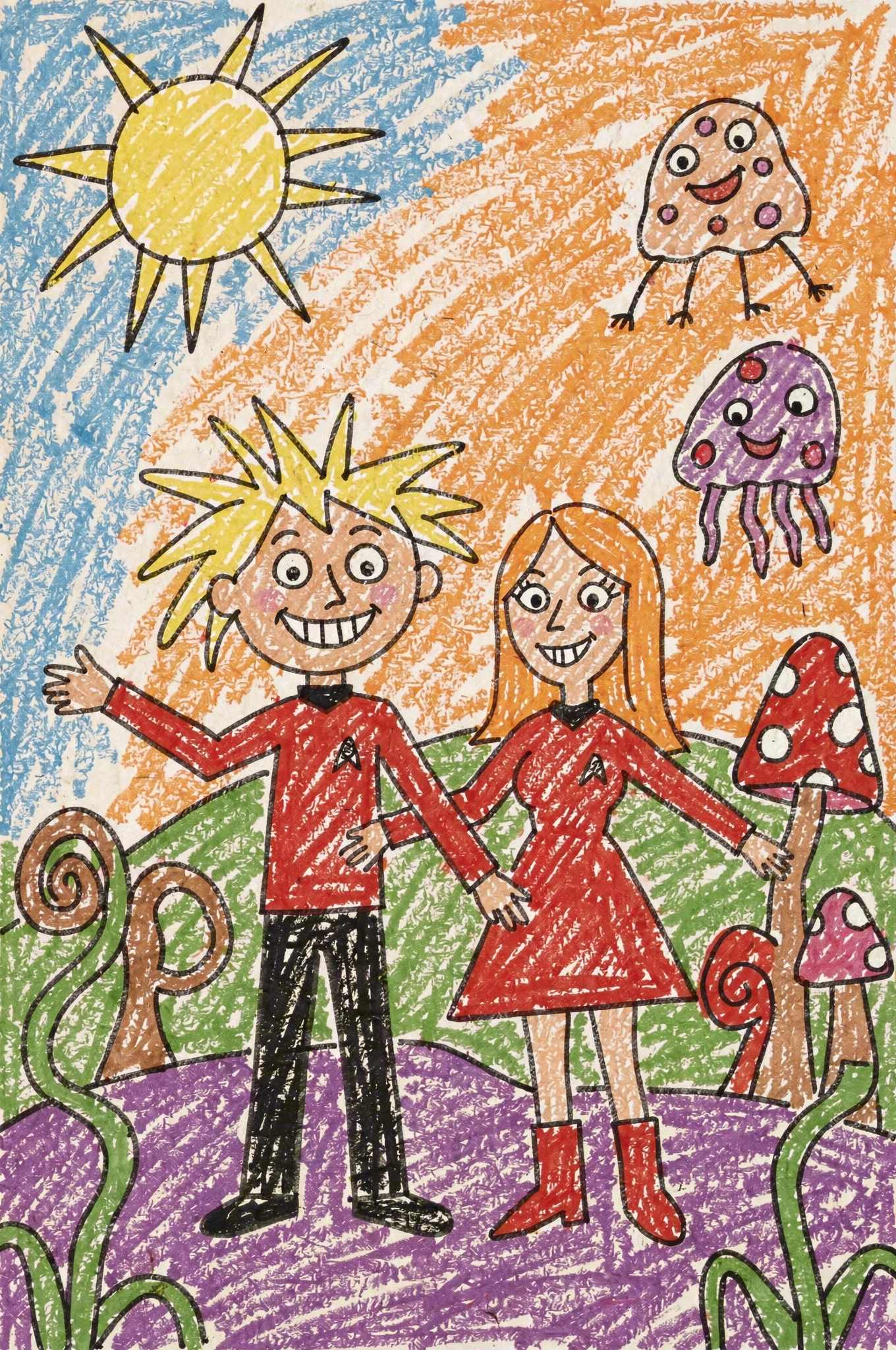 Star Trek TOS uniforms (Flux 2 Klein) v1.0