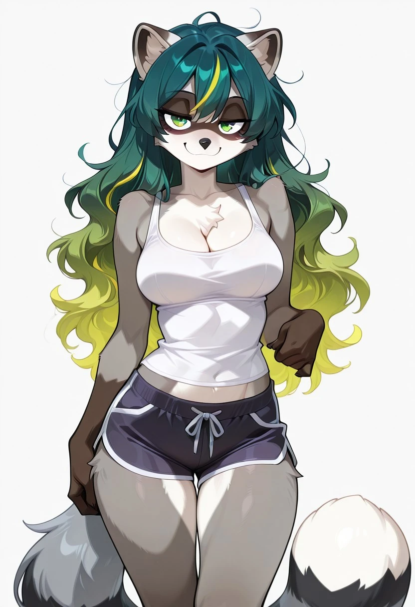 Razcoon OC (anthro furry raccoon) V1