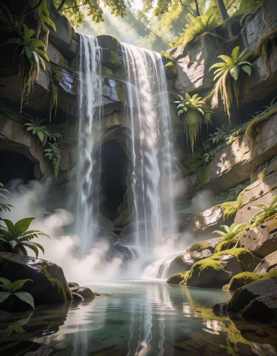 waterfall in foreground pony v1.0