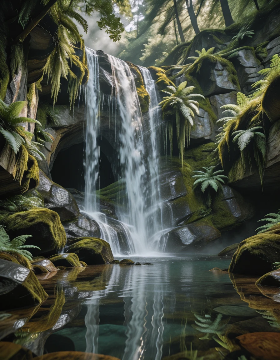 waterfall in foreground illu v1.0