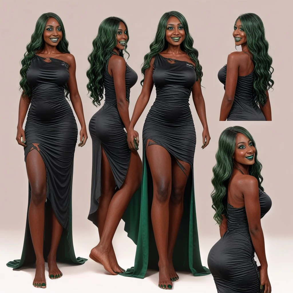Xandi Moanjo – The Emerald Temptress (OC) SDXL