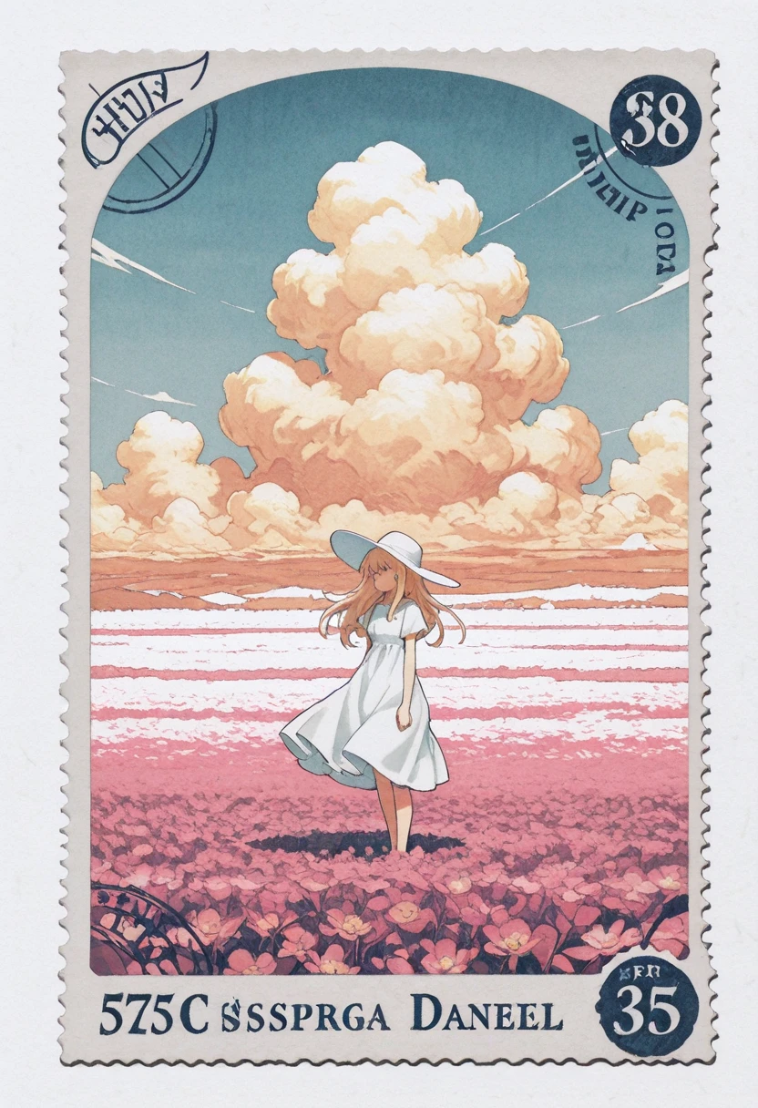 Postage Stamp Border V1