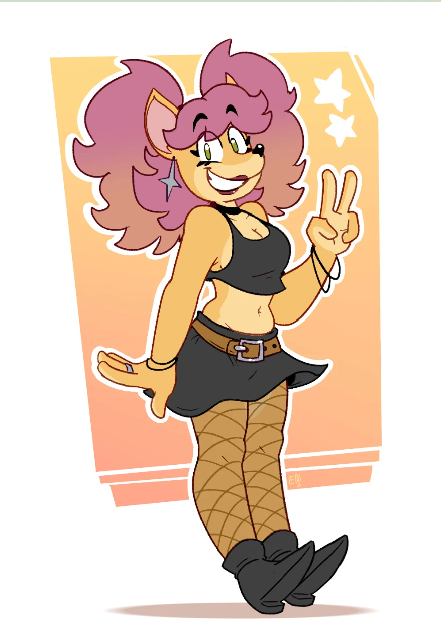 Roxy Bandicoot (Crash Bandicoot OC by ApplelightLimited and FrancoisL-Artblog) V1