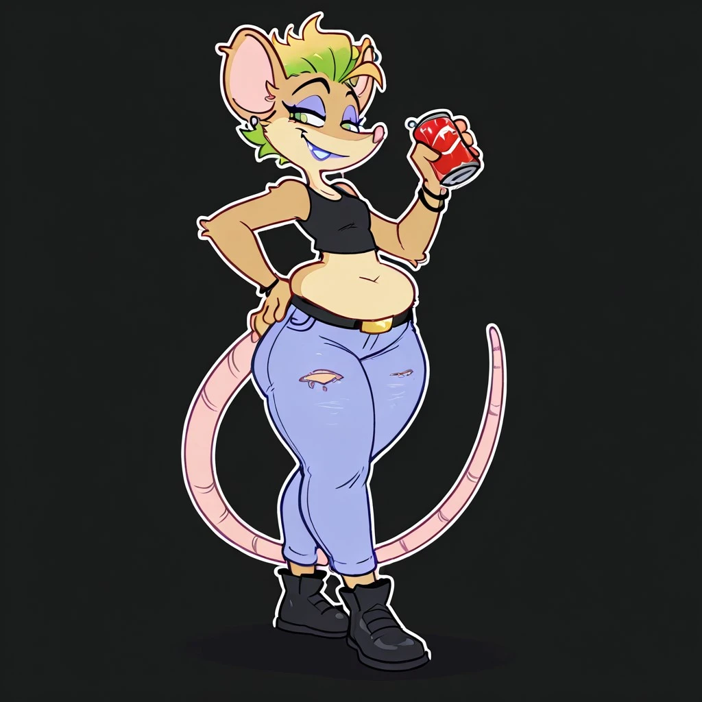Sandy Opossum (Crash Bandicoot OC by ApplelightLimited and FrancoisL-Artblog) V1