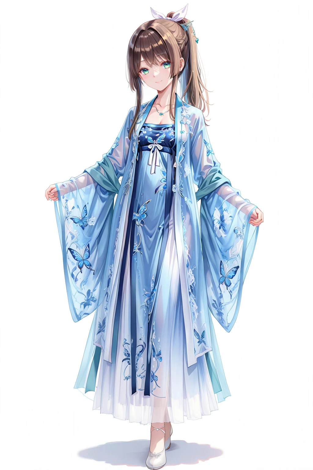 [Clothing]Blue Hanfu/蓝色汉服 v1.0